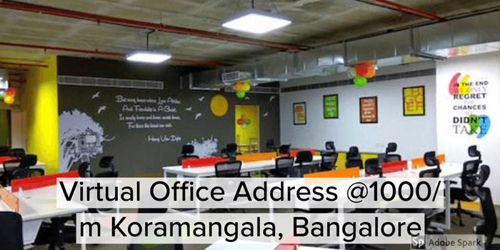 You can book virtual office address for GST Registration in Bangalore