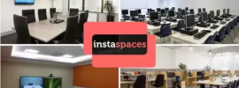 InstaSpaces provide all type of office spaces and meeting, training rooms anywhere in India