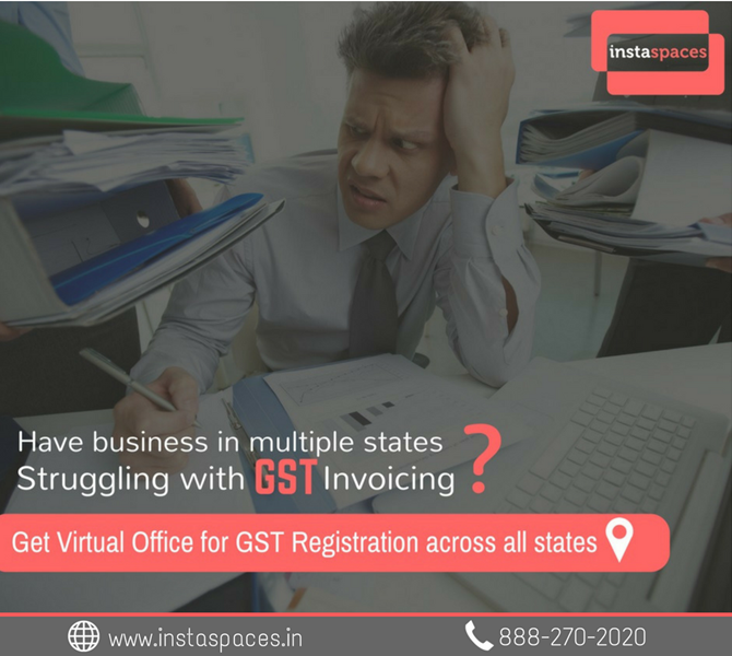 When does a service provider need to GST register across multiple states in India