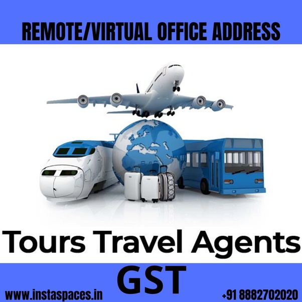 How can get travel agent virtual office address for GST registration in Ladakh