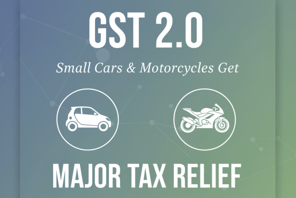 reduced GST on small cars and bikes