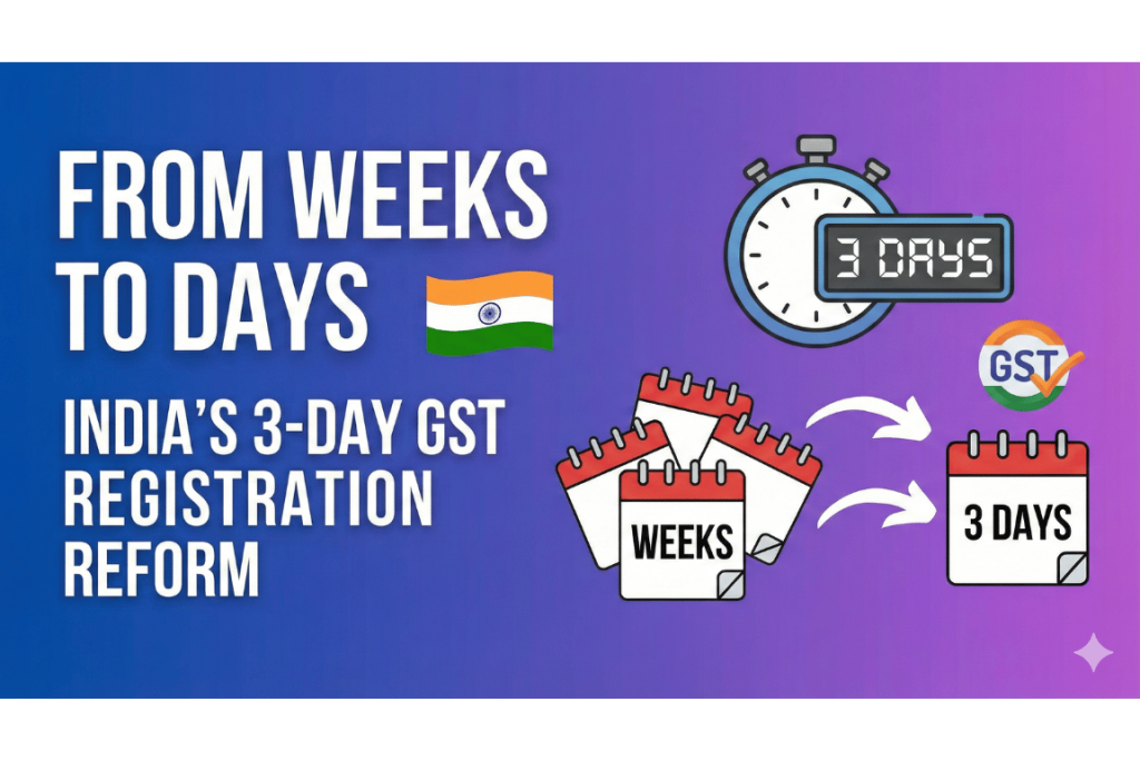3-Day GST Registration Reform