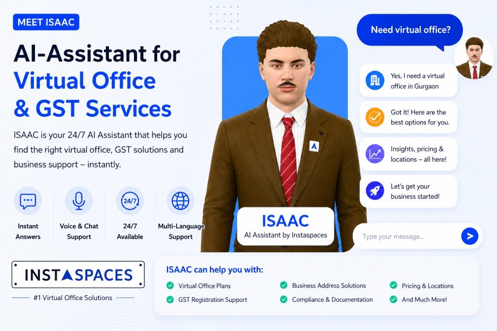 ISSAC-AI assistant by Instaspaces ISSAC-AI assistant by Instaspaces